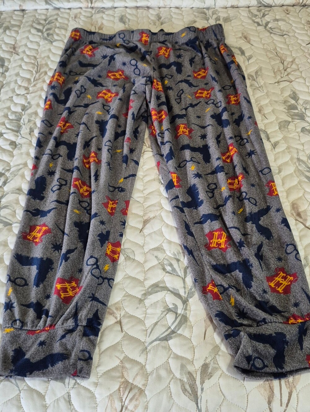 Womens Harry Potter Theme Pajama Sets - Navy & Gray - Picture 3 of 13